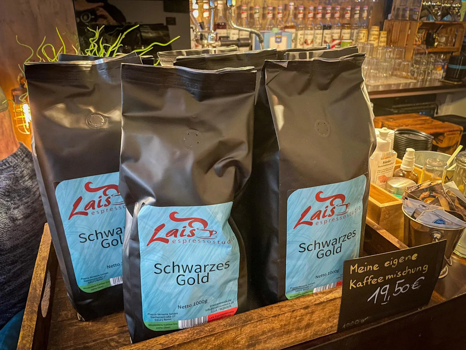 Kaffeebohnen im Lais Espressostudio