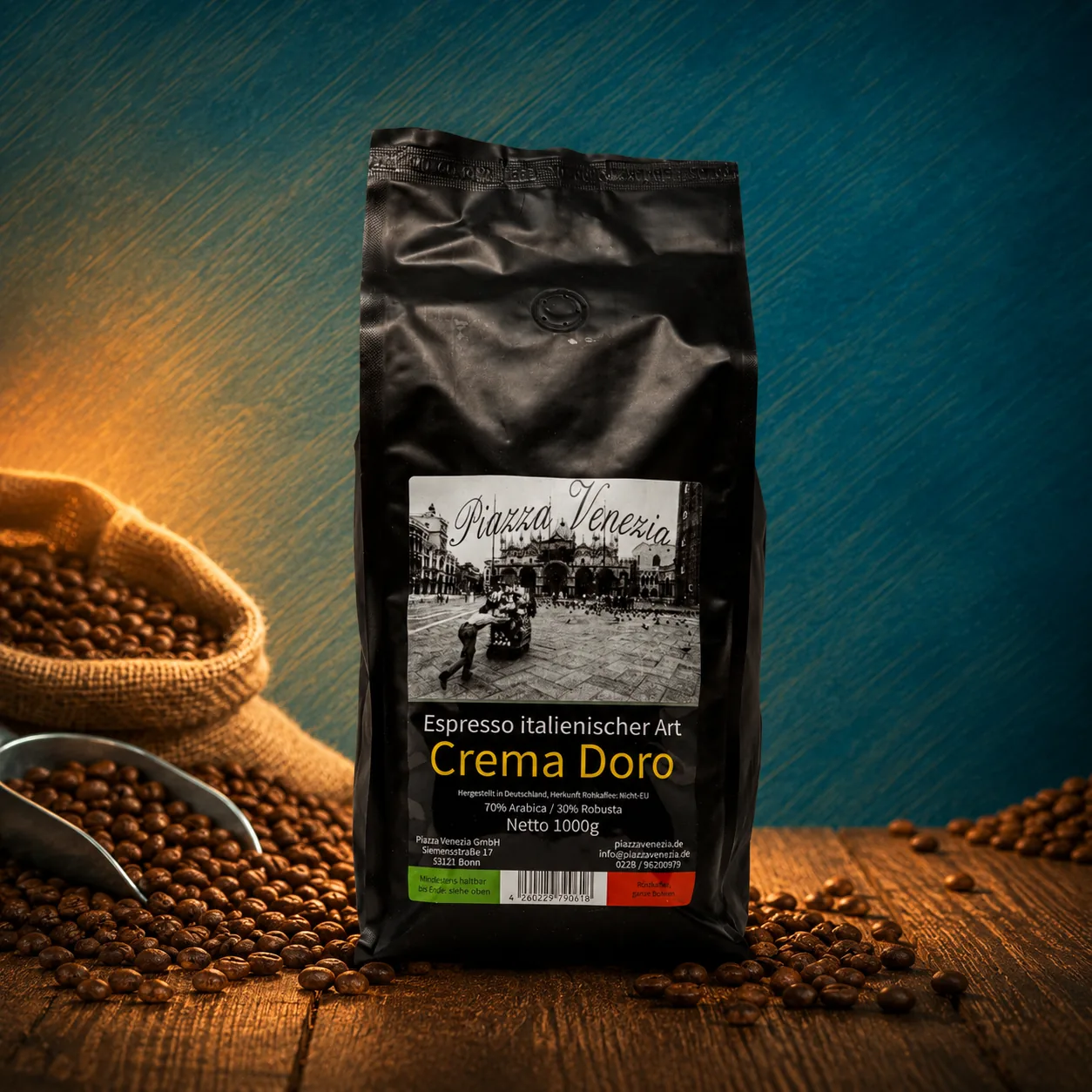 Crema Doro Kaffeebohnen im Lais Espressostudio Siegburg